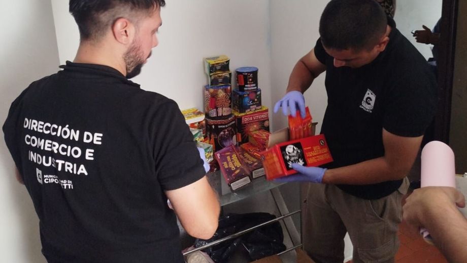 El operativo se realizó en el barrio 1200 viviendas. Foto: municipio de Cipolletti. 