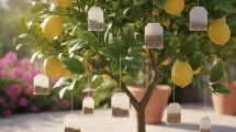 Imagen de Por qué recomiendan colgar saquitos de té en el limonero: beneficios y cómo usarlo