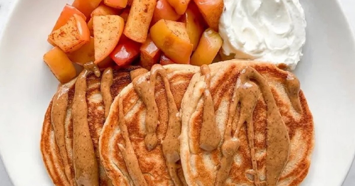 Receta de panqueques de avena sin azúcar y bajos en calorías