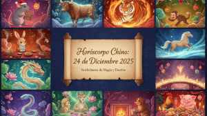 Horóscopo Chino: qué depara el destino a tu signo para esta Nochebuena, miércoles 24 de diciembre 2025