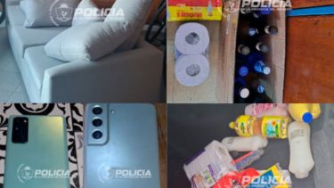 Robaron una billetera e hicieron una tour de compras en Neuquén: tenían desde fernet hasta un sillón