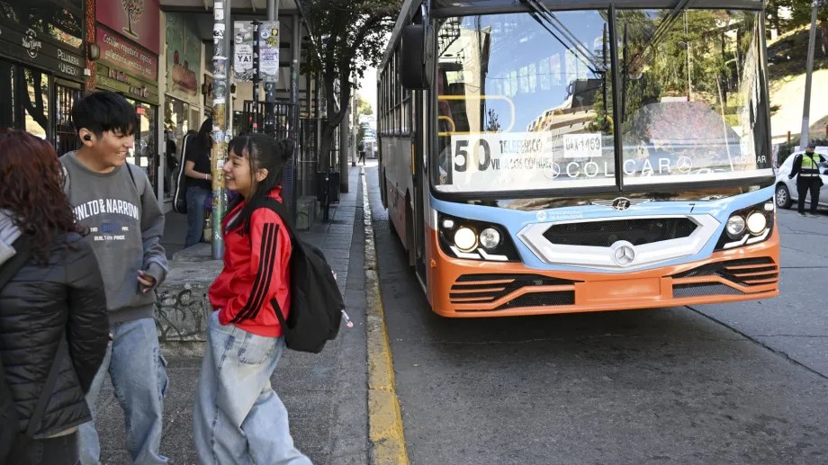 La empresa Transporte Amancay (MI BUs) presta desde 2017 el servicio de transporte urbano de pasajeros en Bariloche. (foto de archivo Alfredo Leiva)