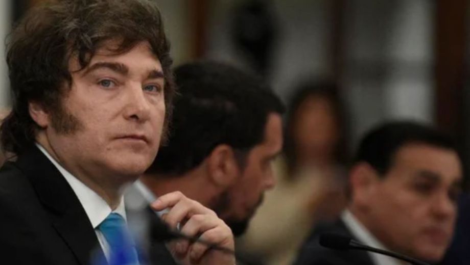 Javier Milei asistió en la cumbre del Mercosur. Foto: NA. 