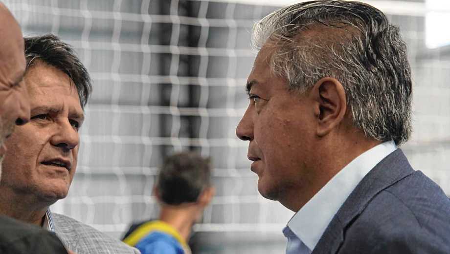 Hubo una carta de intención entre el gobierno provincial y municipal para ratificar el pacto de gobernanza, de ejecución conjunta de obras (foto Cecilia Maletti) 