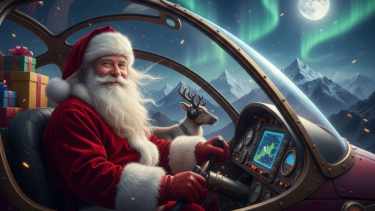 Confirmado: el vuelo de Papa Noel 2025 ya tiene horario de aterrizaje en Argentina