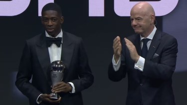 Ousmane Dembélé ganó el premio The Best de FIFA a mejor jugador del mundo