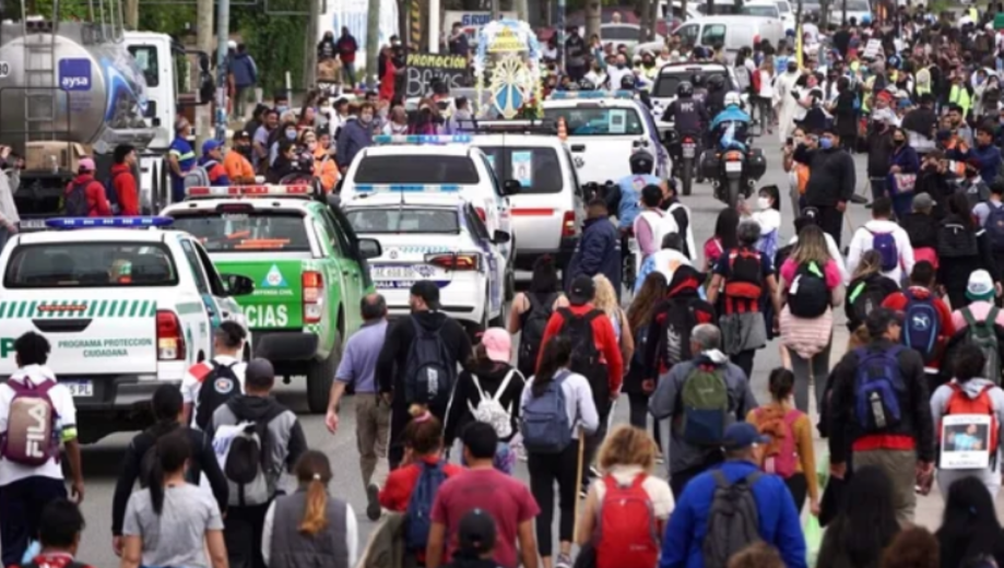 Una norma de Vialidad Nacional sobre las peregrinaciones. Foto: Gentileza NA.