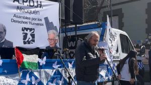 El último adiós a Walter Pérez, presidente de la APDH de Neuquén: «Hasta la victoria siempre, compañero»