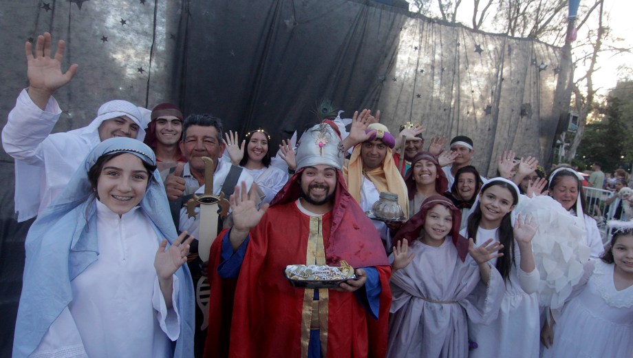 Mirra, oro e incienso para el "Rey de Reyes". (FOTOS: Oscar Livera)