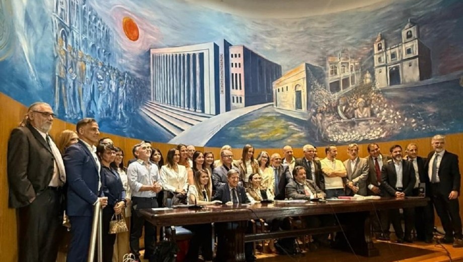 El acto fundacional se realizó en los salones de la facultad de Derecho de la UBA. (Gentileza)