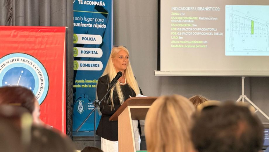 Al tercer remate asistieron más de 80 personas. Foto: municipio de Fernández Oro.