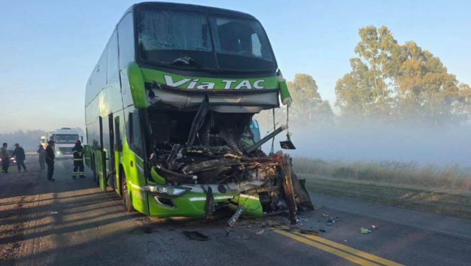 Trágico choque en la Ruta 22. 