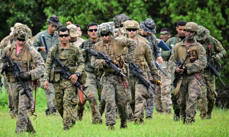 Estados Unidos mantiene un despliegue militar en el Caribe. Foto: AFP