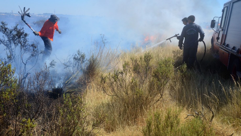 La provincia atraviesa una sequía prolongada y aumentaron las intervenciones por incendios de pastizales. Foto: archivo.