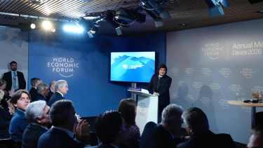 Desembarco económico en Davos: los detalles del encuentro de Javier Milei con la élite de la banca global