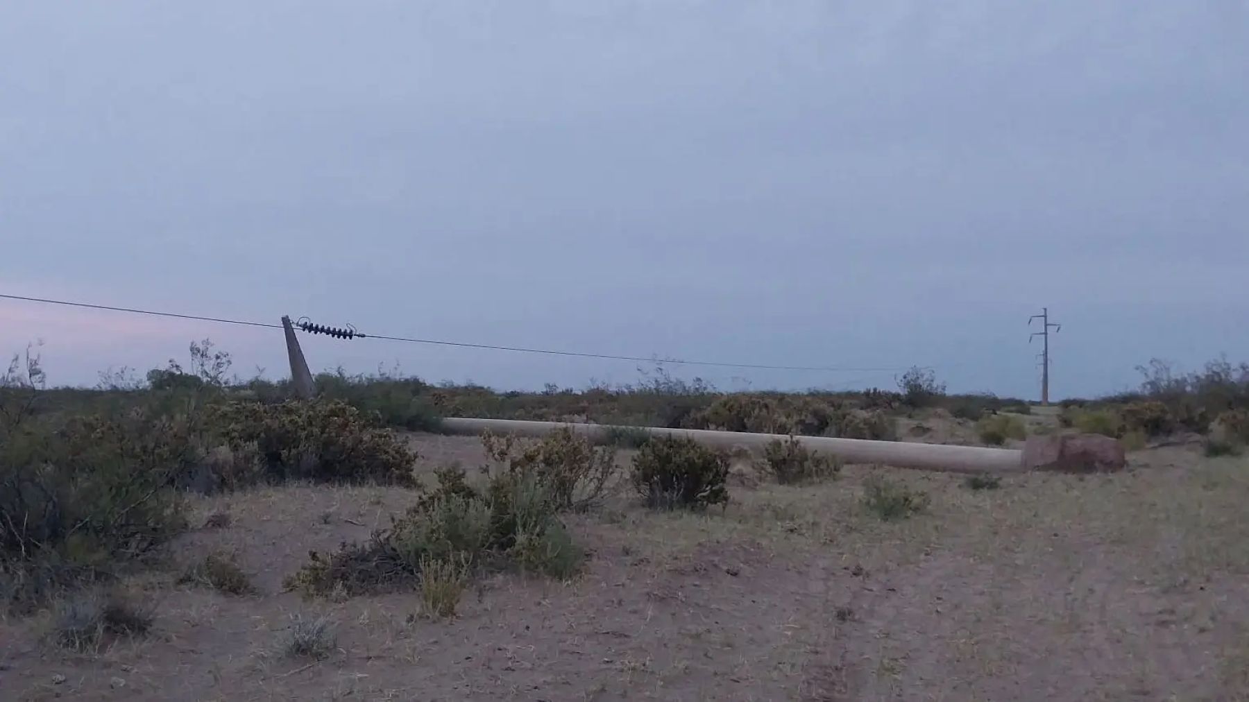 Se normalizó la totalidad del servicio en Catriel luego del apagón masivo por la caída de una torre de alta tensión