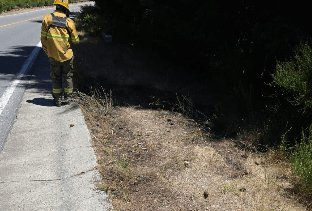 Detectaron «iniciante de fuego» en el sector donde se produjeron tres focos en la Ruta 40, cerca de Bariloche