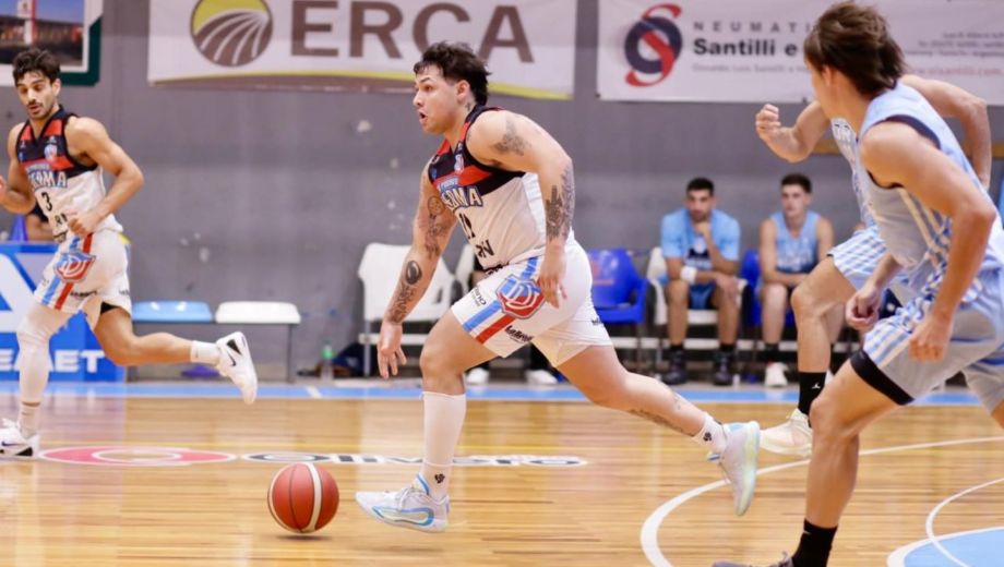 Con ustedes, el MVP del juego. Luciano Cáceres jugó un partidazo. (Prensa Deportivo Norte)