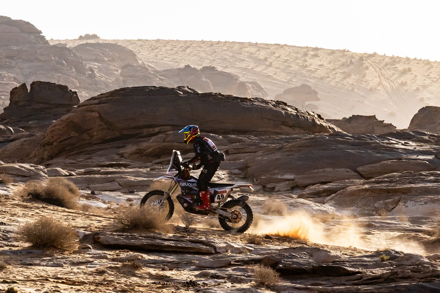 El neuquino Santiago Rostan encara la segunda semana del Rally Dakar 2026