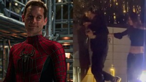 Escándalo en Hollywood: Tobey Maguire fue captado escalando el muro de su casa junto a una misteriosa mujer