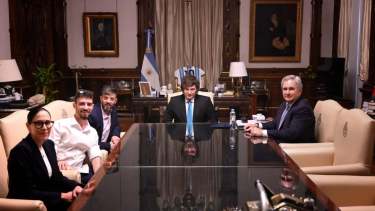 Javier Milei recibió en la Casa Rosada a los hermanos Cunio tras su liberación por Hamas