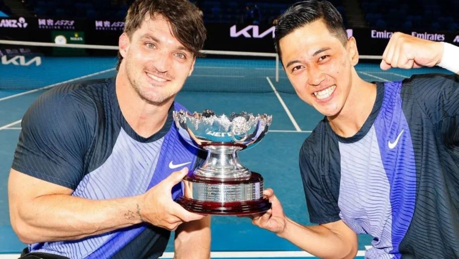 El argentino brilló en Melbourne, junto al japonés Oda. (AustralianOpen)
