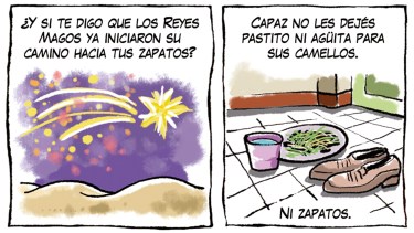 «La magia «, la tira de Chelo Candia en el Voy te prepara para la llegada de Los Reyes