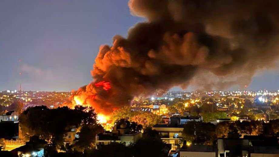 La explosión surgió en la madrugada del jueves.