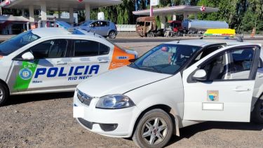 Un taxista circulaba alcoholizado por la Ruta 22, intentó escapar y terminó detenido en Allen