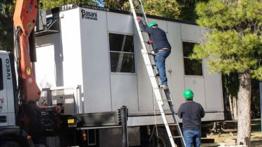 Ampliación de obras educativas en Chos Malal: la Escuela 225 retiró 25 tráilers que operaban como aulas