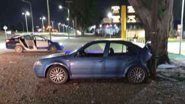 Con dos gramos de alcohol, perdió el control del auto y chocó en la Ruta 7 de Centenario