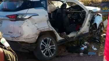 Una familia de Chile terminó hospitalizada luego de un choque en Ruta 3, cerca de Sierra Grande