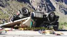 Imagen de Murió un camionero argentino tras volcar en la Ruta 60 de Chile, cerca del paso Cristo Redentor de Mendoza
