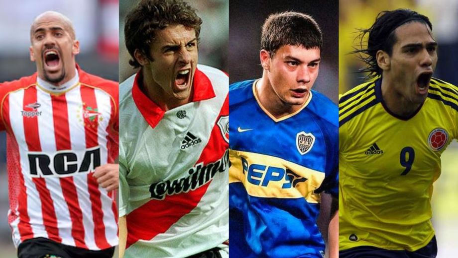 Verón, Aimar, Battaglia y Falcao. Cuatro de los jugdores más destacados que participaron del Mundialito