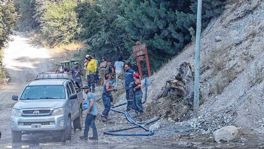 Incendios en la Patagonia. Foto: Clarín.