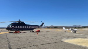 Llegó el helicóptero de Río Negro para atacar los incendios: “Es la primera vez que tenemos un medio aéreo propio”