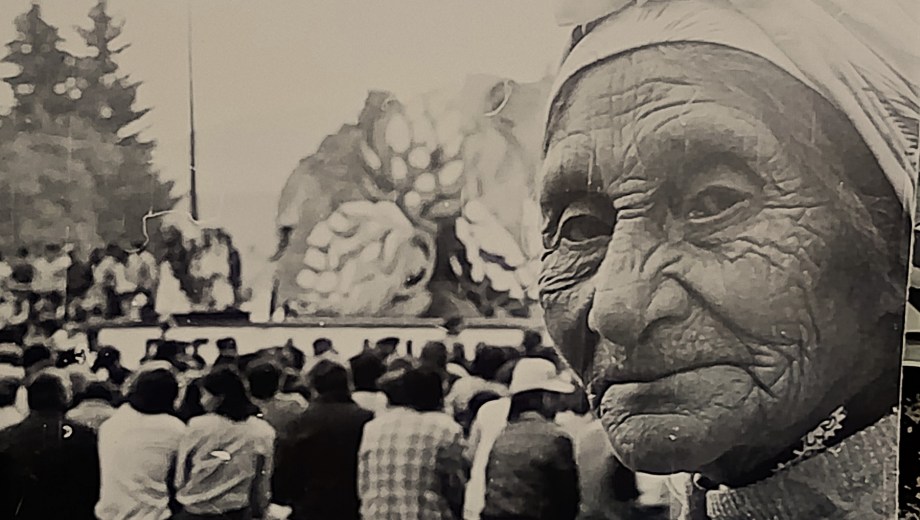 Rostros de otro tiempo en El Bolsón, parte de la esencia local. Foto: Archivo Diario Río Negro.