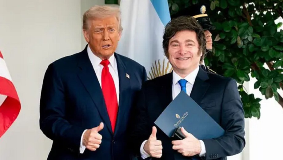 Javier Milei y Donald Trump.