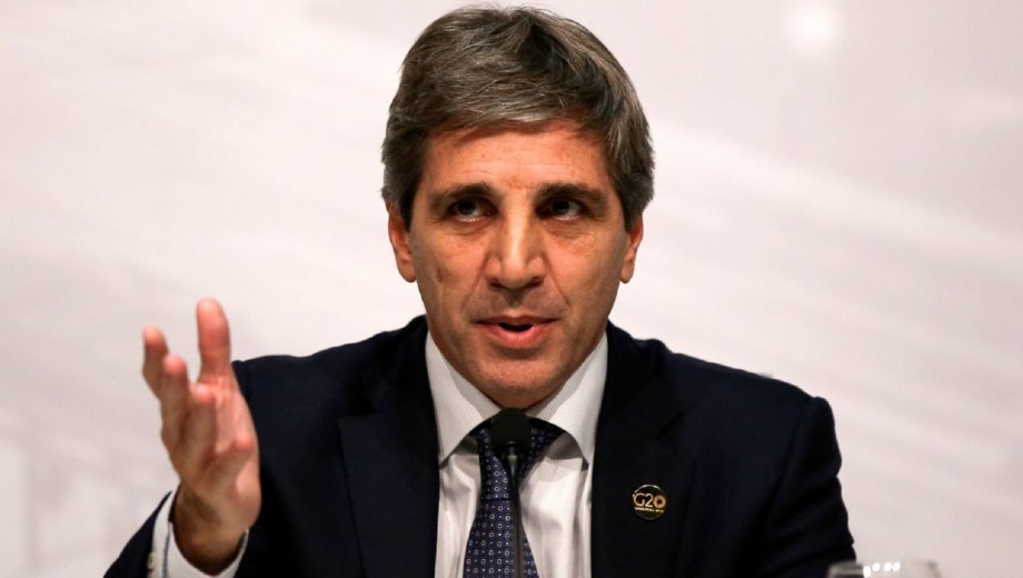 Luis Caputo, Ministro de Economía.