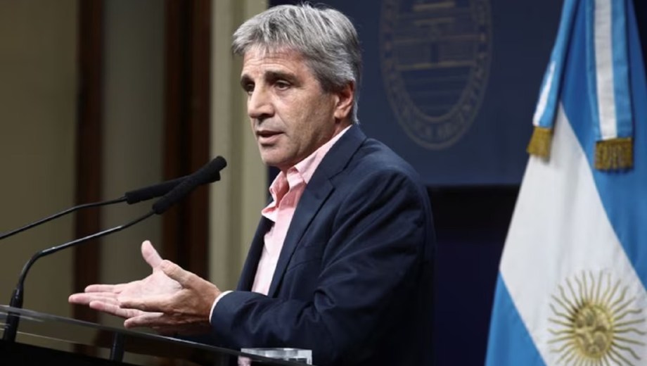 Luis Caputo, Ministro de Economía.