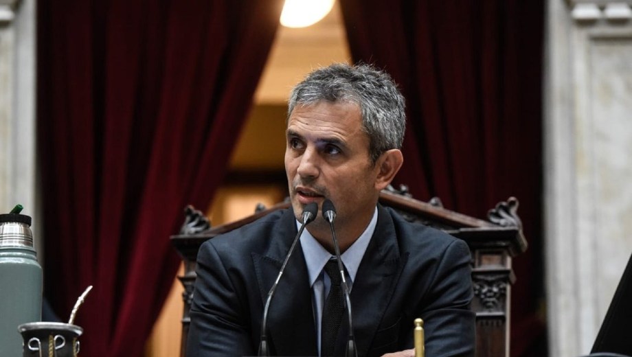 Martín Menem, presidente de la Cámara de Diputados. 