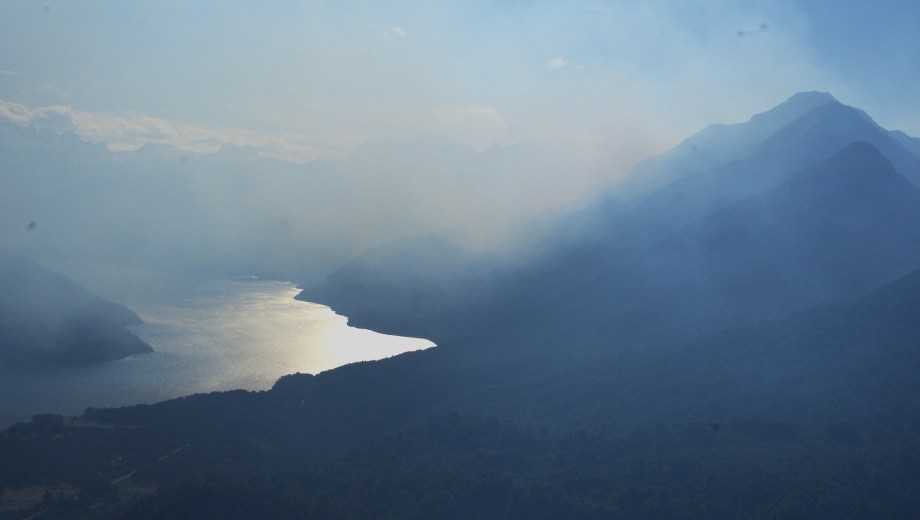 Así está hoy la zona norte del parque Los Alerces. Foto: gentileza