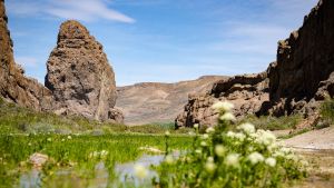 Piedra Parada: la catedral volcánica de la Patagonia, un paisaje de otro mundo para escalar, caminar y mirar el cielo