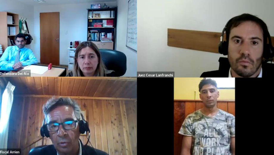 La audiencia fue por Zoom. Foto Captura.