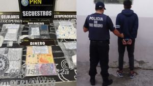 Allanamiento en Cervantes: secuestraron cocaína y una motocicleta robada, hay un detenido