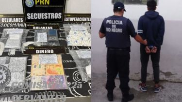 Allanamiento en Cervantes: secuestraron cocaína y una motocicleta robada, hay un detenido