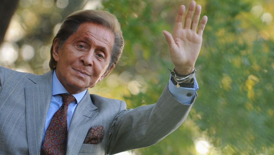 Valentino murió en Roma a los 93 años. Foto AFP.