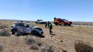 Tres heridos en un vuelco en la Ruta 237 de Neuquén: fueron trasladados al hospital de Piedra del Águila