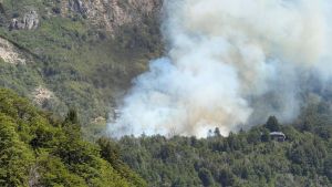 En fotos | Lograron detener el incendio forestal en Lago Hermoso: qué pasa con los cortes sobre la Ruta 40