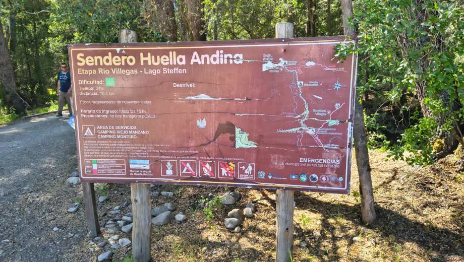 La Huella Andina contempla un total de 570 kilómetros en Patagonia Norte. Foto: gentileza